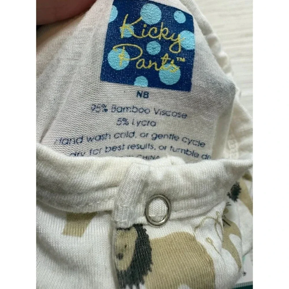 Kicky pants newborn bamboo snap pajamas